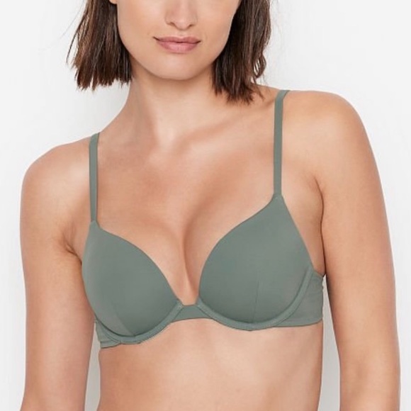 Victoria’s Secret Swim Tahiti ‘Sexy Tee’ Push Up Swim Top Size 32D 💚 - Picture 10 of 10